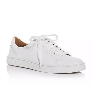 Frye Ivy Low Lace Up Leather Sneakers